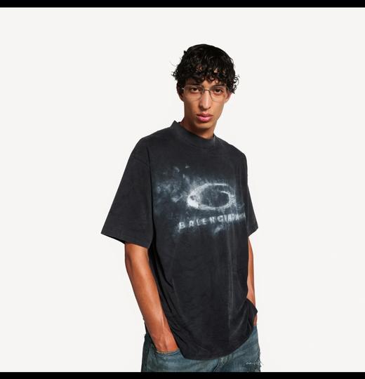 B.L.C.G 烟雾系列宽松重水洗圆领短袖​​ TX616 商品图0