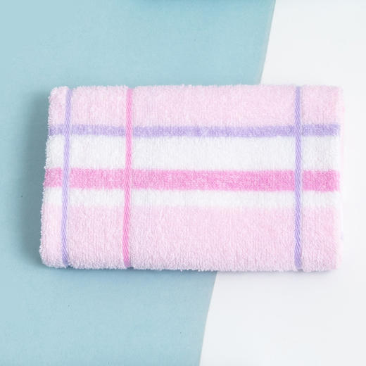 414萃众 全棉彩条毛巾2条装 1225FV 商品图3