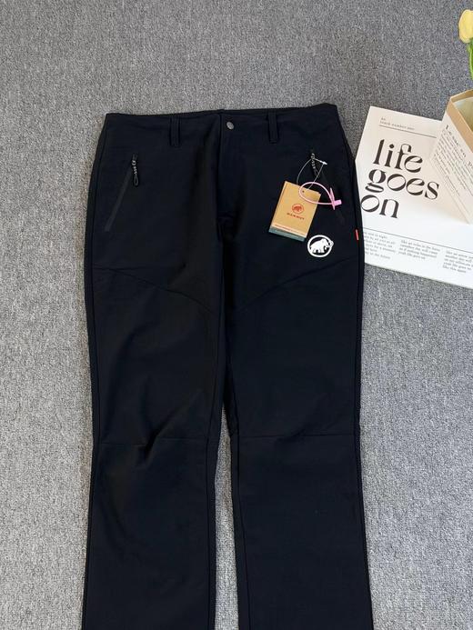 F032799户外防风防泼水耐磨立体剪裁膝盖预成型设计软壳长裤 商品图11