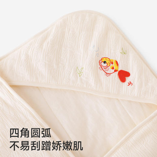 【商场同款】英氏婴儿抱被男宝女宝四季纯棉抱毯新生儿包单新款 商品图2
