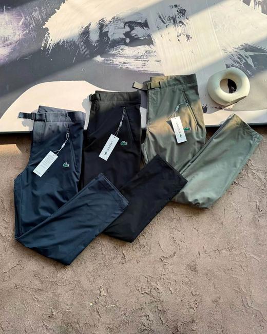 F032771休闲速干春夏户外纯色腰带透气直筒徒步登山长裤 商品图3
