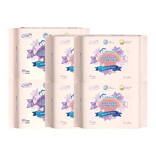 绵柔时光 纤薄云绵日夜用组合卫生巾 ZH-2 商品图0