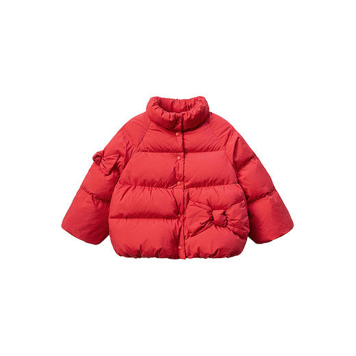 [真心绒]迷你巴拉女童羽绒服甜美保暖A摆儿童加长外套2025冬 商品图4