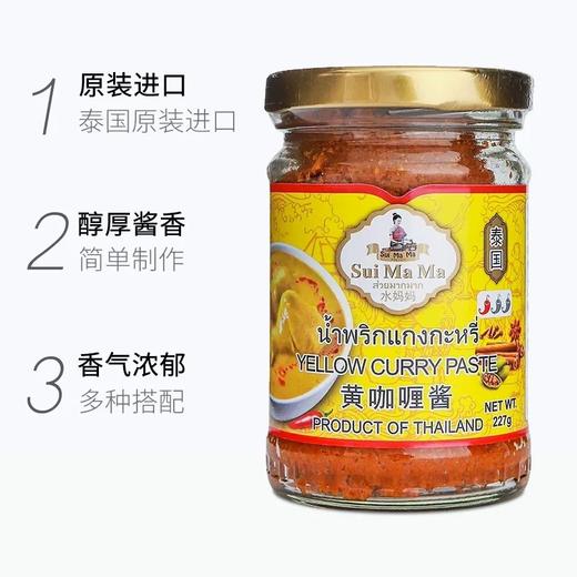 水妈妈泰式咖喱 |泰国原装进口 甄选原料 红黄绿咖喱浆 香醇浓郁 地道异域风味美食 商品图6