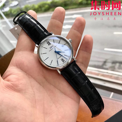 原单渠道出口订单！瑞士机 IWC万国柏涛菲诺 系列 表径40mm 美洲鳄鱼皮表带 男士腕表
受追捧的蓝针，柏涛菲诺150周年纪念IW356519 商品图2