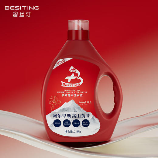 BESITING碧丝汀 阿尔卑斯高山黄芩多效酵素洗衣液2.5kg 6976409160543 商品图2