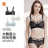 【7.5折限时特惠】【C杯单件】【秀黛】蝶舞记忆圈薄杯文胸时尚水晶兔耳透气蕾丝镂空包容性感文胸MW119007C【门店同款】 商品缩略图5