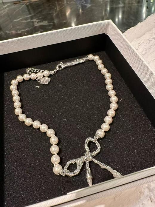 联名款珍珠蝴蝶结项链ba 商品图1