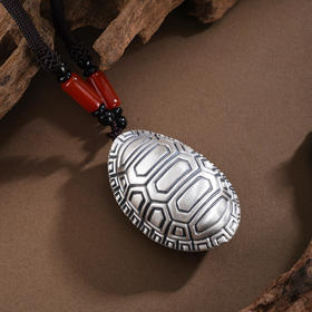 子佩集【富甲天下】银S999手把件【YSY014】仿古可转动富甲天下龟2602