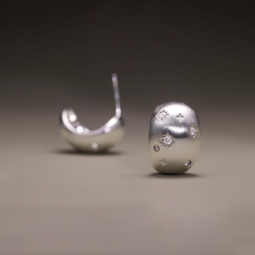 ARSIS｜星夜系列 丝光星云耳钉 商品图9