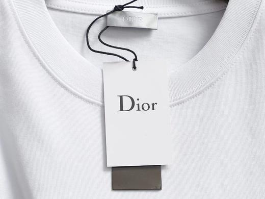 F032754休闲宽松男女同款日常通勤字母刺绣工艺圆领短袖T恤 商品图7