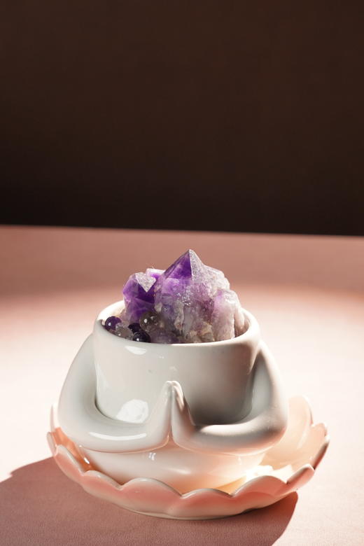 迷罗元和堂 | 能量水晶盆栽家居办公玄关摆件【器悟雅玩】 商品图13