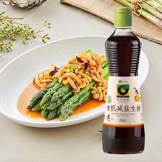 375ML禾然有机减盐生抽 商品图2