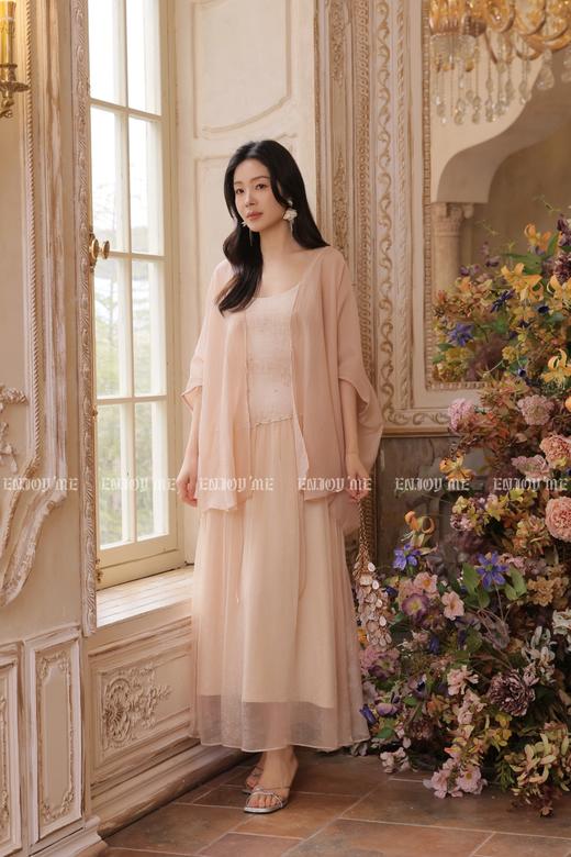 【门店同款】ENJOY夏季落樱浅粉吊带纱裙 170693145 商品图1