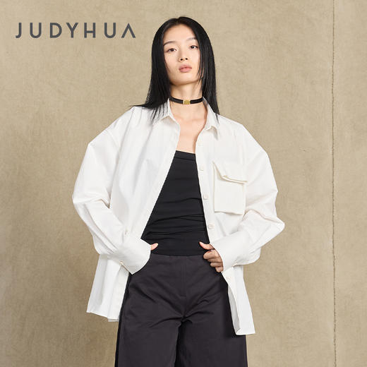 JUDYHUA 被解构的时间层叠口袋衬衫 商品图3