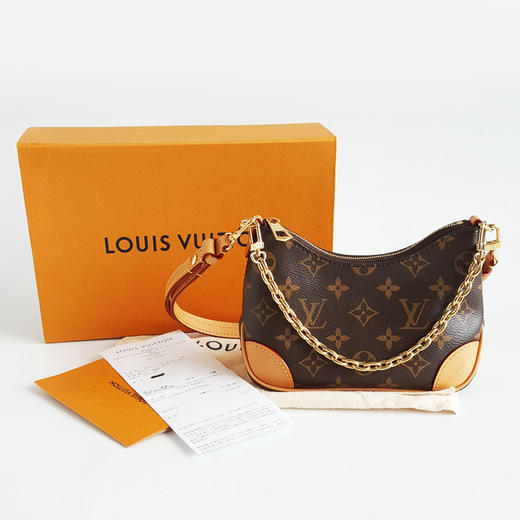 【98新闲置未使用】LV路易威登NANO BOULOGNE M25519NANO号老花Boulogne黄牛角单肩斜挎包女士250326NJS54 商品图1