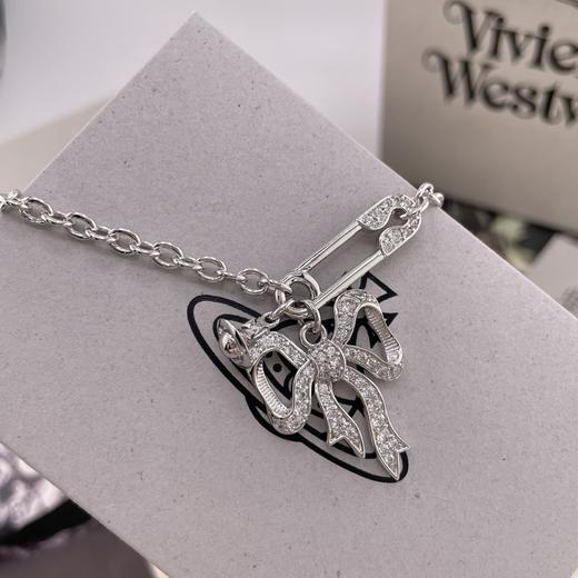 HD11 西太后  绝美别针蝴蝶结项链 商品图2