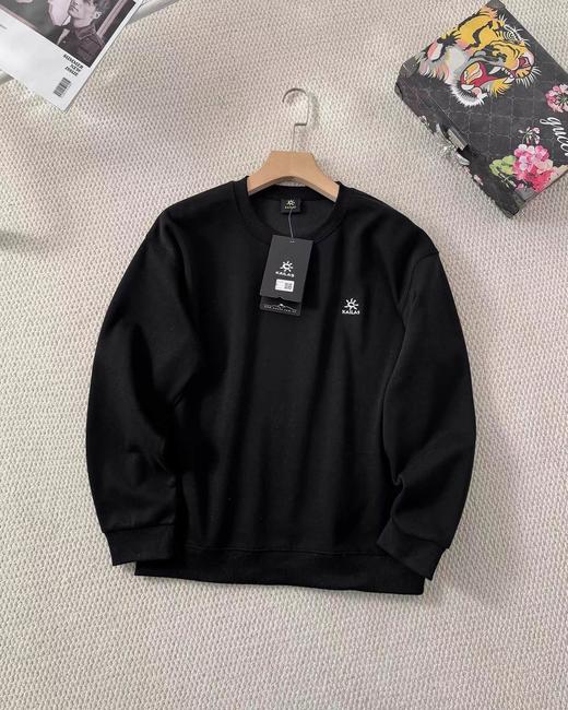 F032739早春新款利落百搭高支纱线刺绣圆领套头休闲卫衣 商品图7