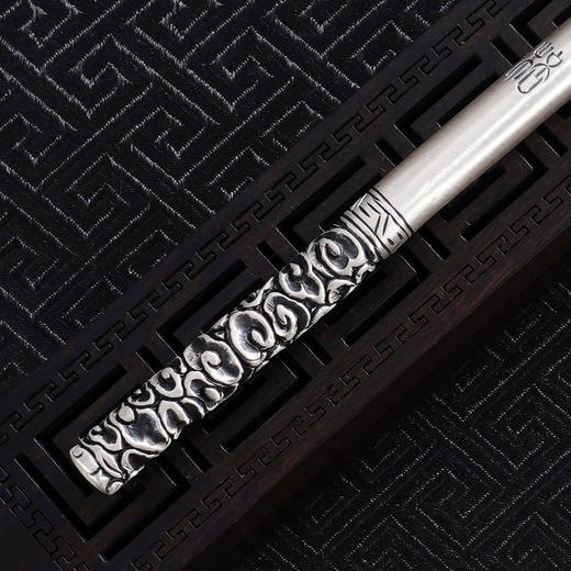 子佩集S999手工银【定海擎天】摆件【ZYG011】原创设计2602 商品图1