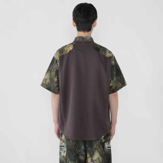 ROA x and wander breathable 联名款山脉迷彩印花机能性短袖衬衫 商品图3