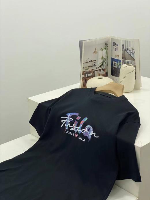 F032721夏季男女情侣款全棉面料亲肤柔软针织短袖T恤衫 商品图5