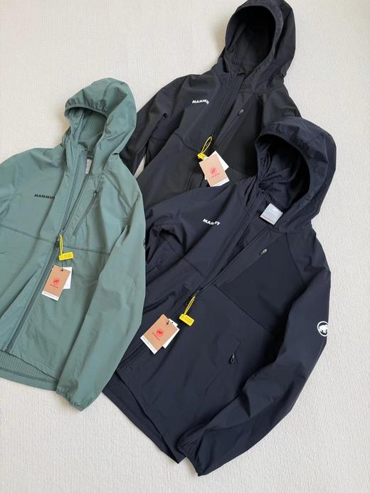 F032781轻量单层弹力外套男女同款软壳连帽夹克 商品图1