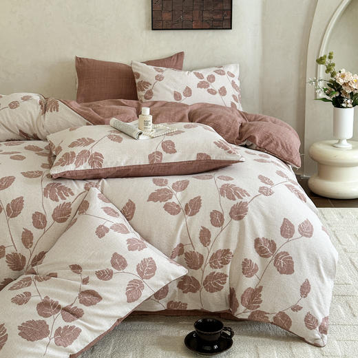 【3-5天发货】京帝 水洗亚麻四件套 “会呼吸的亚麻” 越洗越柔软 睡衣品质 128元清仓！ 商品图3