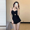 【连体版型❗️藏肉显瘦】泳衣女式连体韩版ins游泳衣专业批发荷叶边纯色性感美背显瘦度假。rh 商品缩略图0