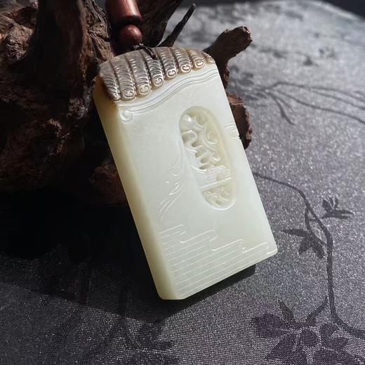 【快抱】【于田产和田玉子料家墙挂件 63*34】出证书，发货1~5天，48小时鉴赏期 商品图3