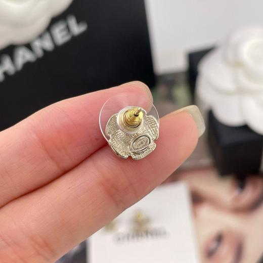 HD14 香奈儿 山茶花三件套耳钉粉/黑 商品图3