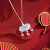 子佩集【龙凤呈祥】银S990套链项链【Y328】儿童葫芦笑脸锁2602 商品缩略图1