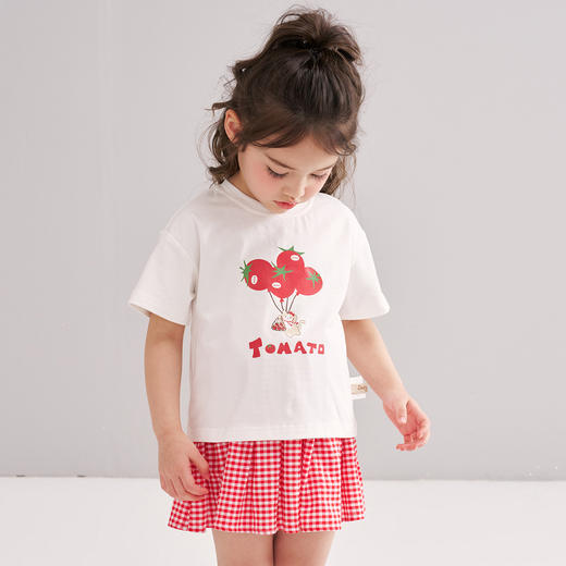 笛莎Deesha 2026年夏季新款松饼熊女童短袖T恤 预售预计4月10日发货 商品图2