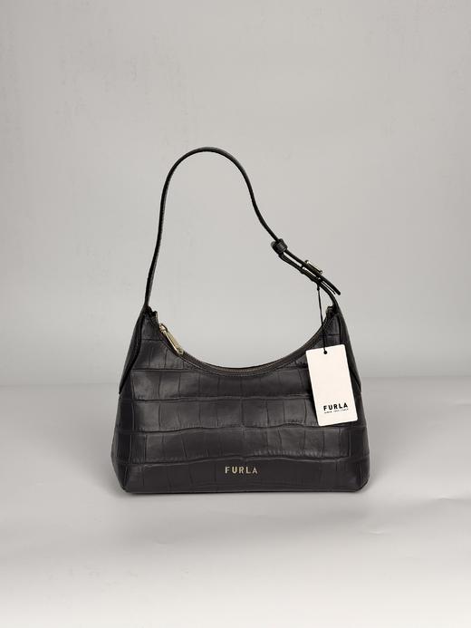 【特价处理】意大利Furla芙拉单肩腋下包灰紫色 商品图1