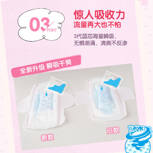 FREE飞 新升级mini丝薄系列日用迷你卫生巾190mm10片*5包 RSBM10P-5R 商品图4