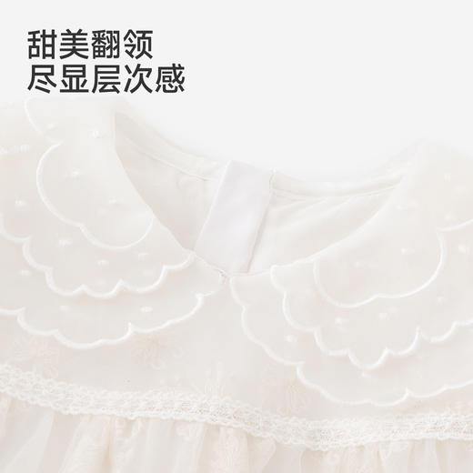 【高定系列】英氏儿童裙子女童连衣裙夏季新款短袖裙子可爱公主裙 商品图3