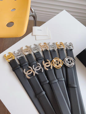 HD6 香奈家经典-款女士腰带 3.0 cm 小牛皮带身 柔软亲肤 收腰设计显瘦百搭