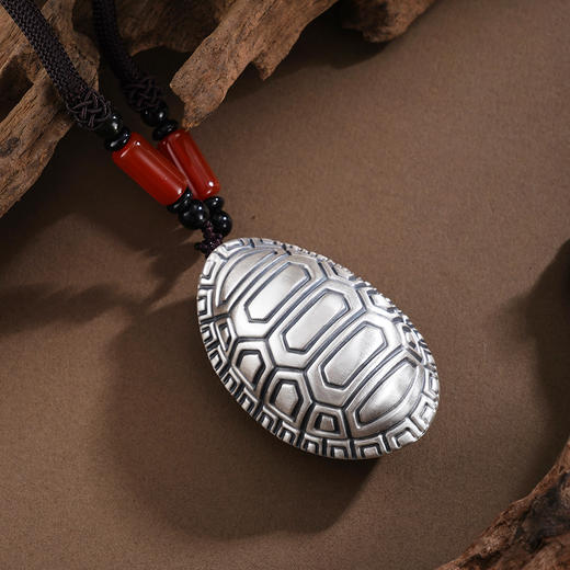 子佩集【富甲天下】银S999手把件【YSY014】仿古可转动富甲天下龟2602 商品图1