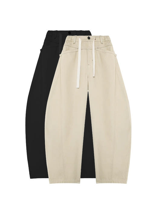 【3月27日 周末秒杀 直接调价下单即可】出黑色啦 春夏都可以穿的 天丝棉混纺 弯刀裤 邂逅 松弛感穿搭 再一款 藏肉 弯刀裤 商品图0