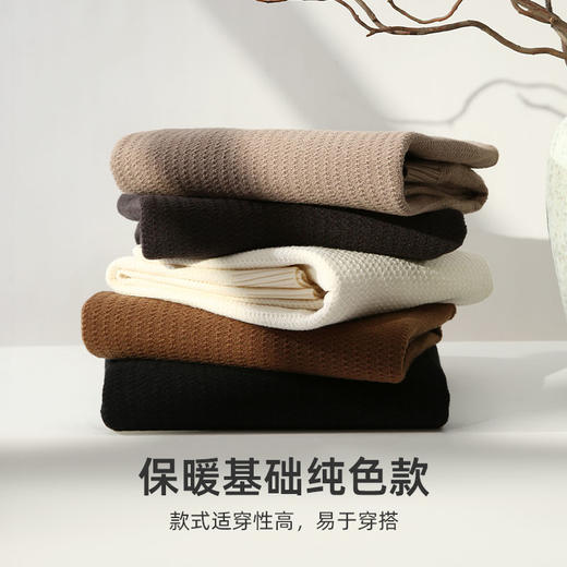 墨麦客男装新款自发热保暖加厚半高领毛衣男士中领针织衫 商品图2