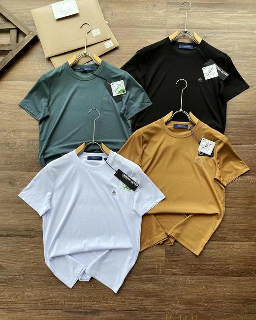 F0327115凉感免烫面料凉感速干垂感纯色圆领男士短袖T恤 商品图1