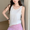 （59元买一送一 设满减拍2件立减）“云感棉”氧气背心   宽肩背心女春夏外穿宽松遮肉打底内搭圆领无袖上衣 商品缩略图6