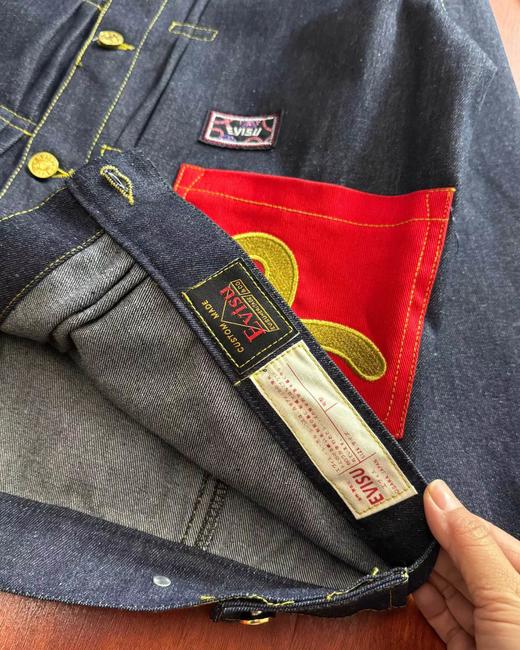 F032746春季马年限定男女同款休闲百搭重工牛仔夹克外套 商品图13