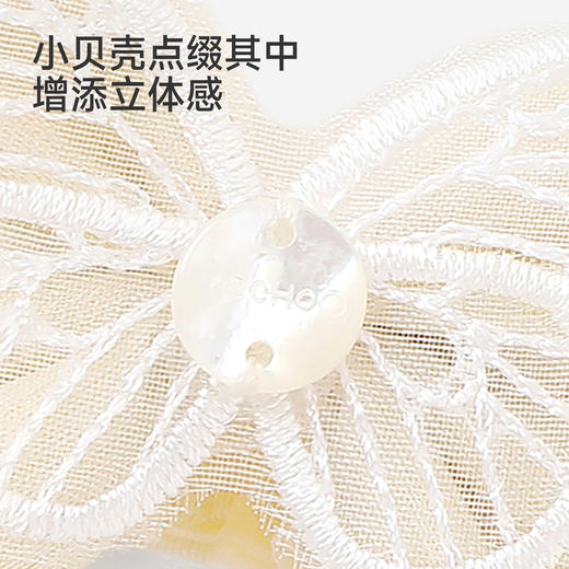 【商场同款】英氏儿童配饰女童可爱黄色发带新款蝴蝶结百搭发饰 商品图4