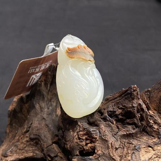 【快抱】【于田产和田玉子料鸿运当头挂件 34*22】出证书，发货1~5天，48小时鉴赏期 商品图1