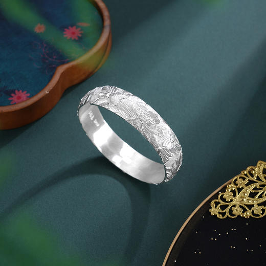 子佩集S999手工银【国色荣昌】手镯【ZYG027】原创设计2602 商品图1