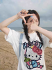 <曾小咸推荐>3.29 Kitty猫印花纯棉短袖 日常109！！前600单活动价49 ！！【预售款，预计3-15天发货】 商品缩略图1