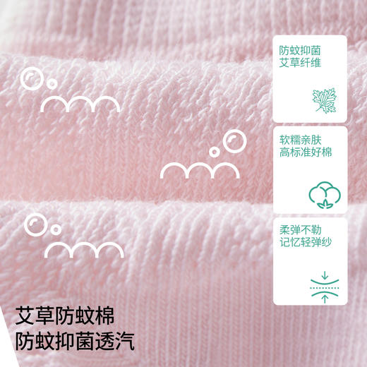 【母婴服配】嫚熙婴儿袜子网眼女童小月龄新生儿宝宝凉感夏季中筒袜 商品图2