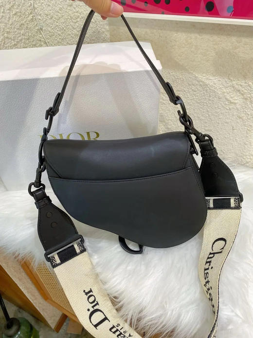 Dior Saddle 中号 box牛皮 so black 马鞍包 商品图1