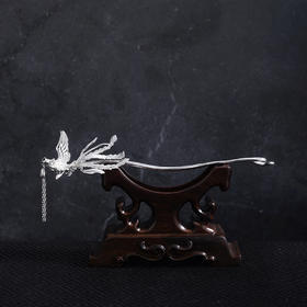 子佩集【凤华九州】银S990发簪【V063】凤凰2602