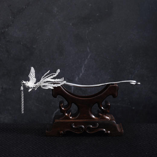 子佩集【凤华九州】银S990发簪【V063】凤凰2602 商品图0